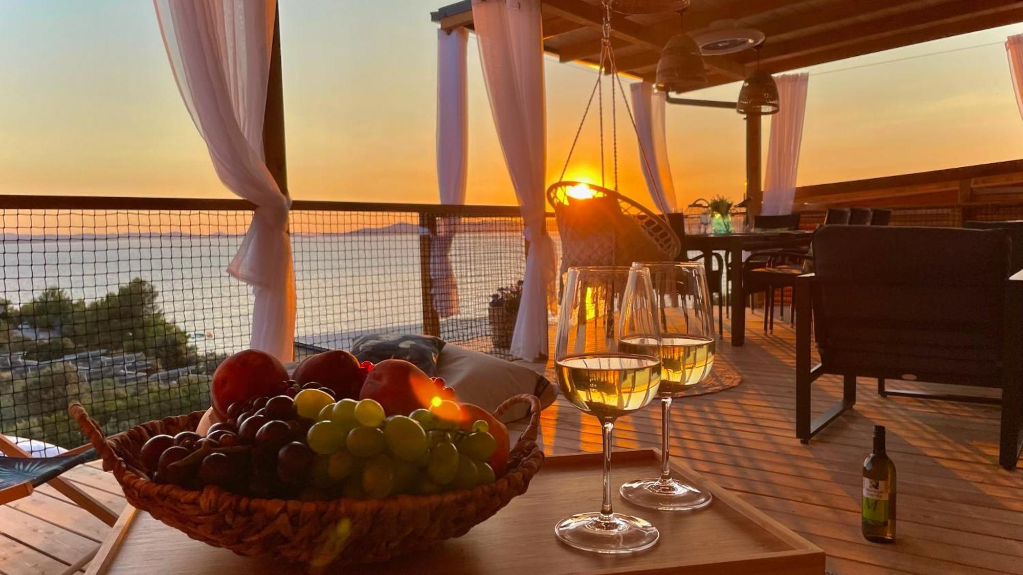 Sunset Coast - Paradise Cottage Drage Esterno foto